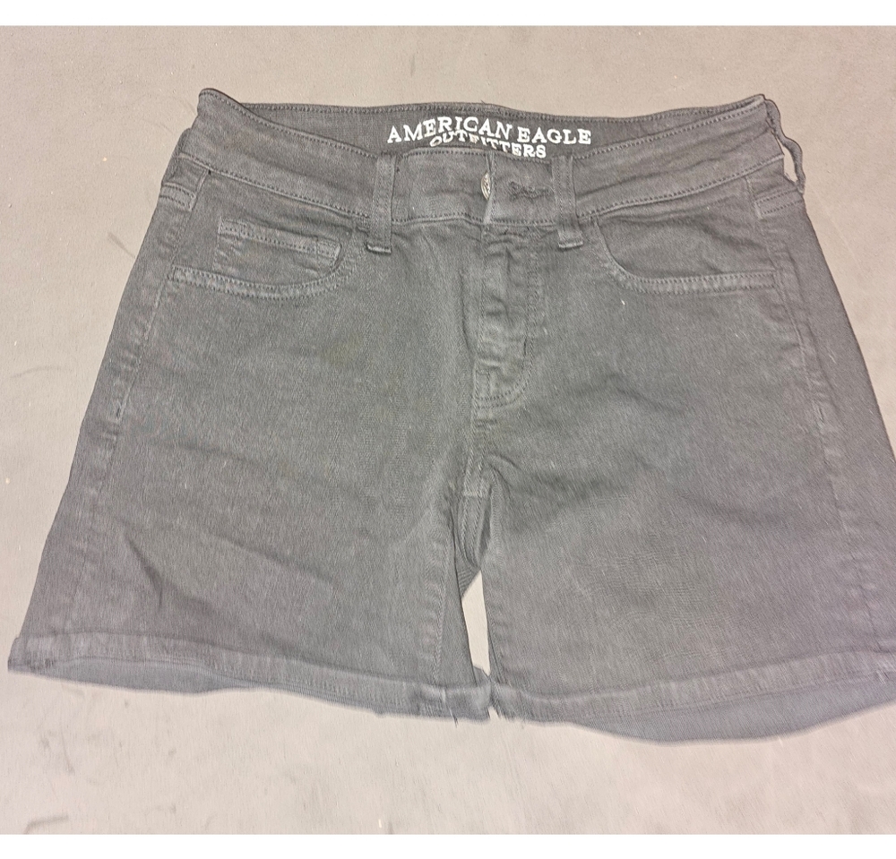 Dark Grey American Eagle Midi Shorts